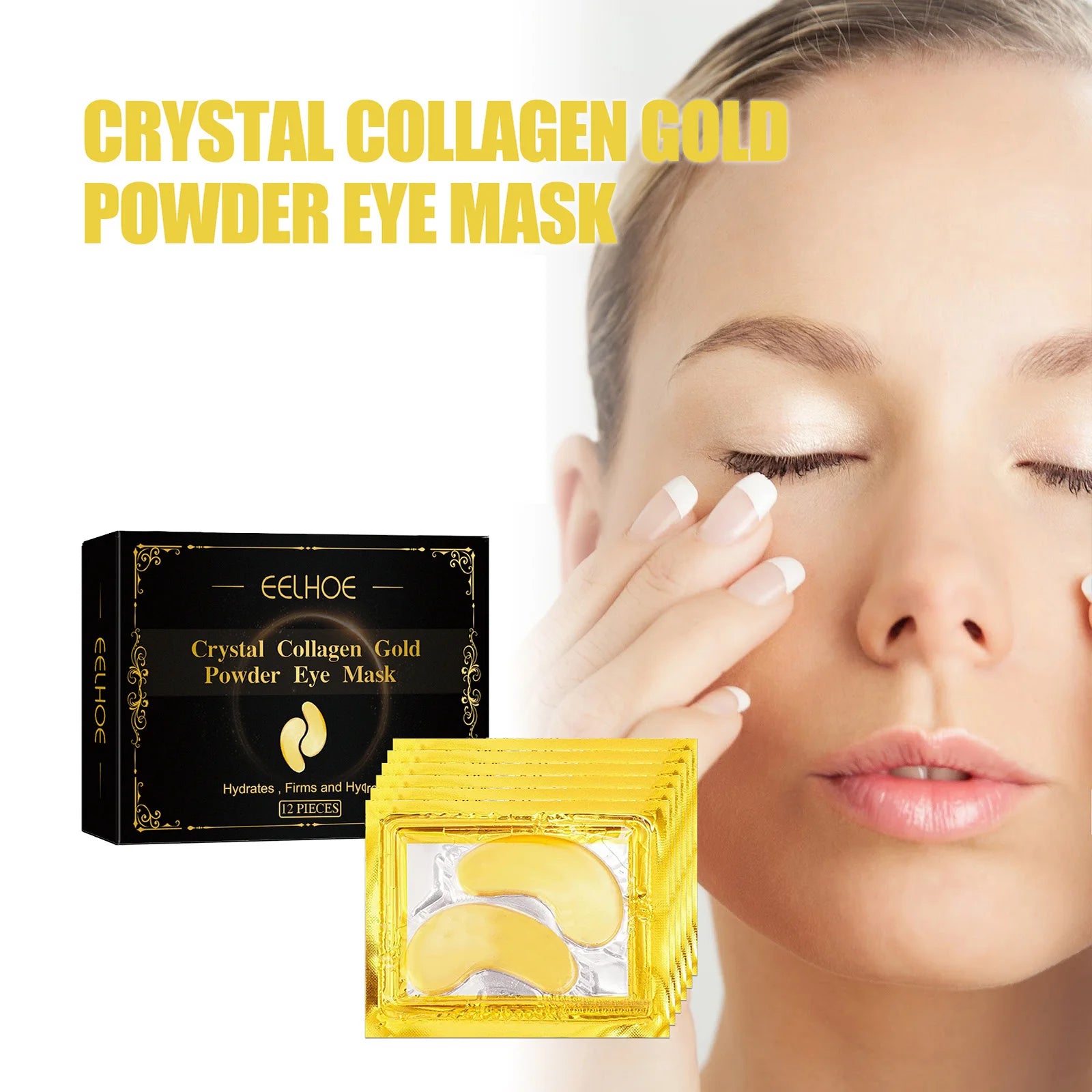 EELHOE Gold Collagen Eye Patches
