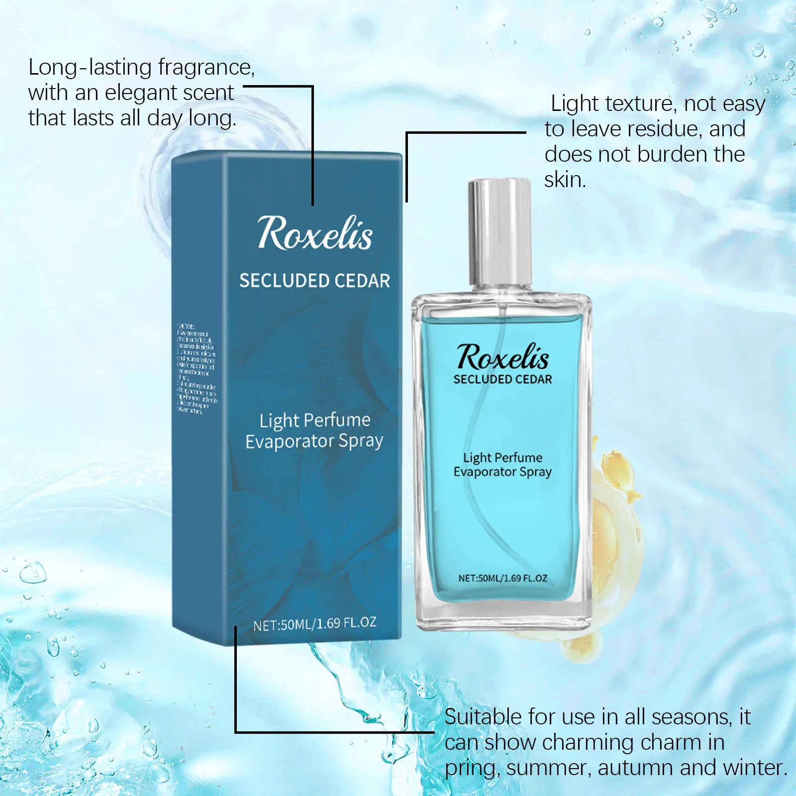 Roxelis Cedar Charm Perfume 50ml