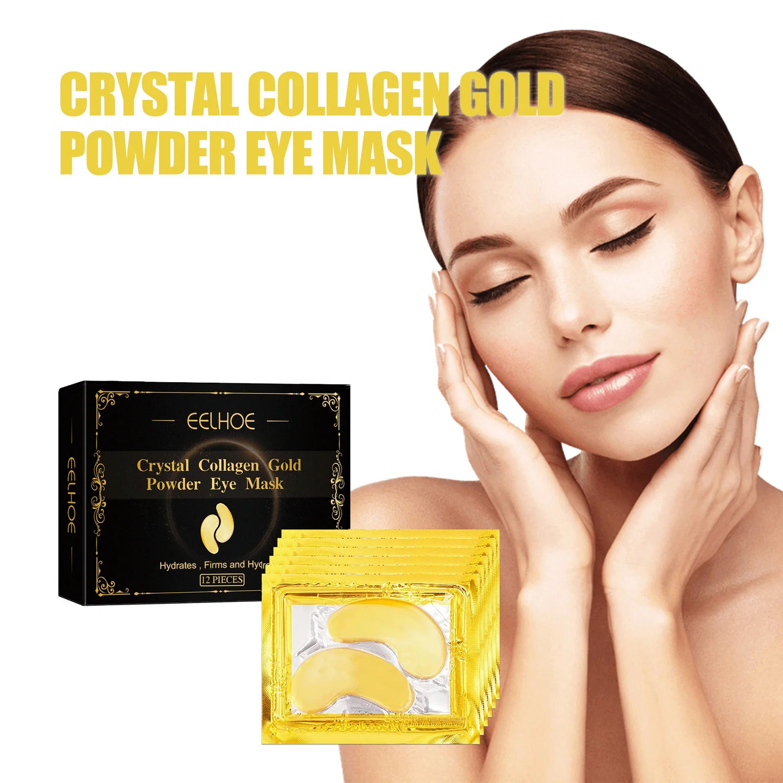 EELHOE Gold Collagen Eye Patches