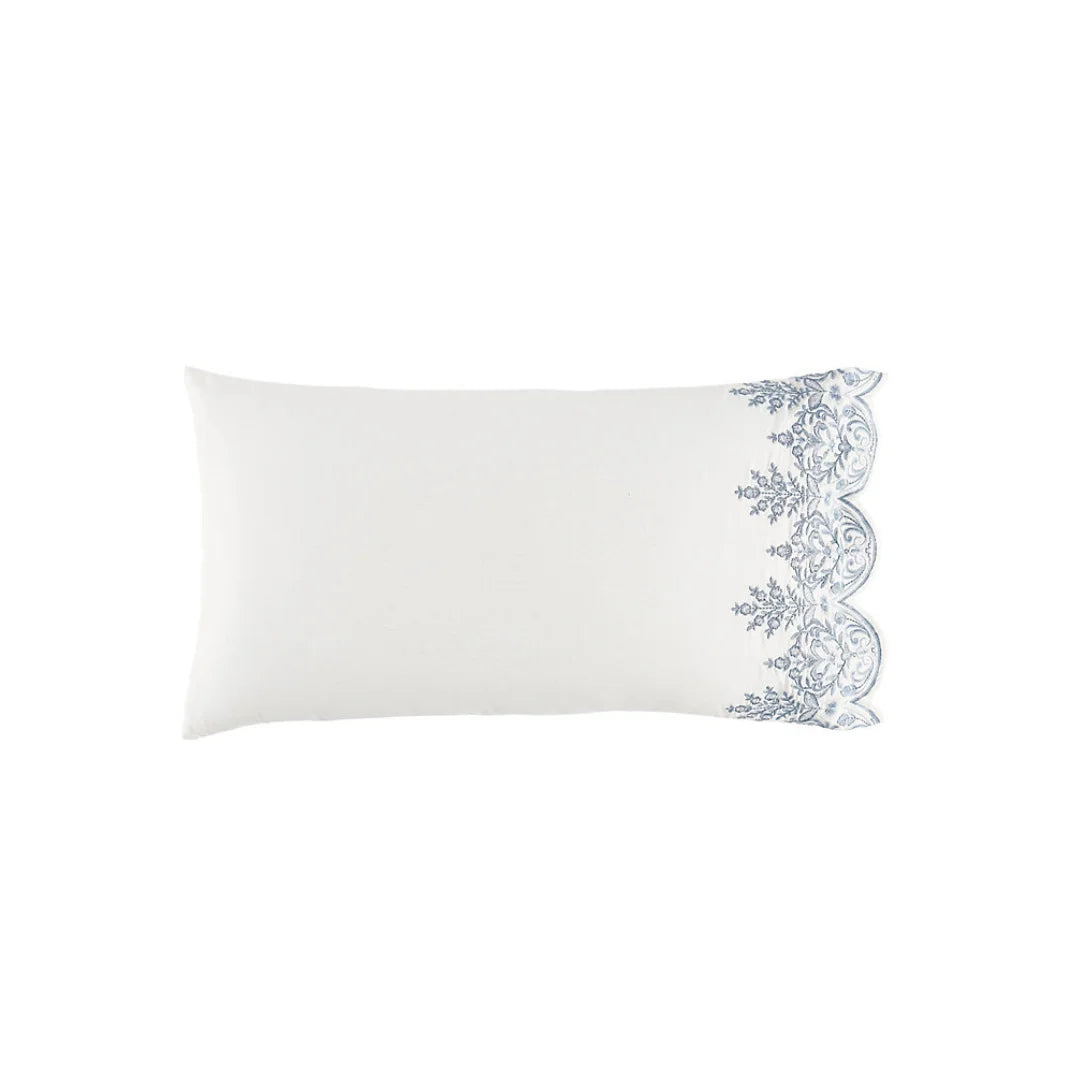 Soft Cotton Pillowcase with Scallop Edge