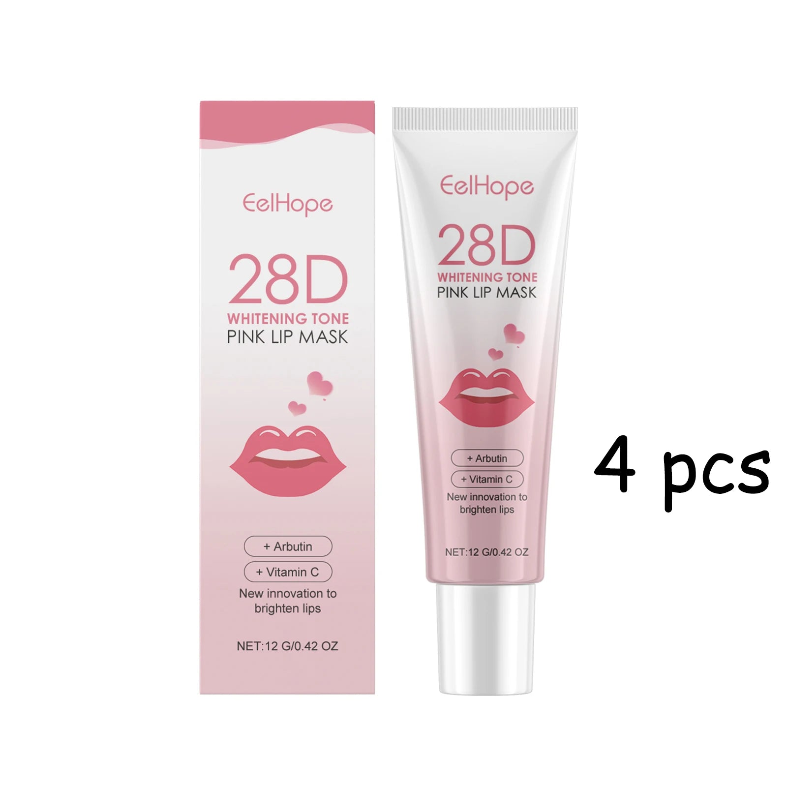 EELHOPE Pink Lip Balm & Mask Set