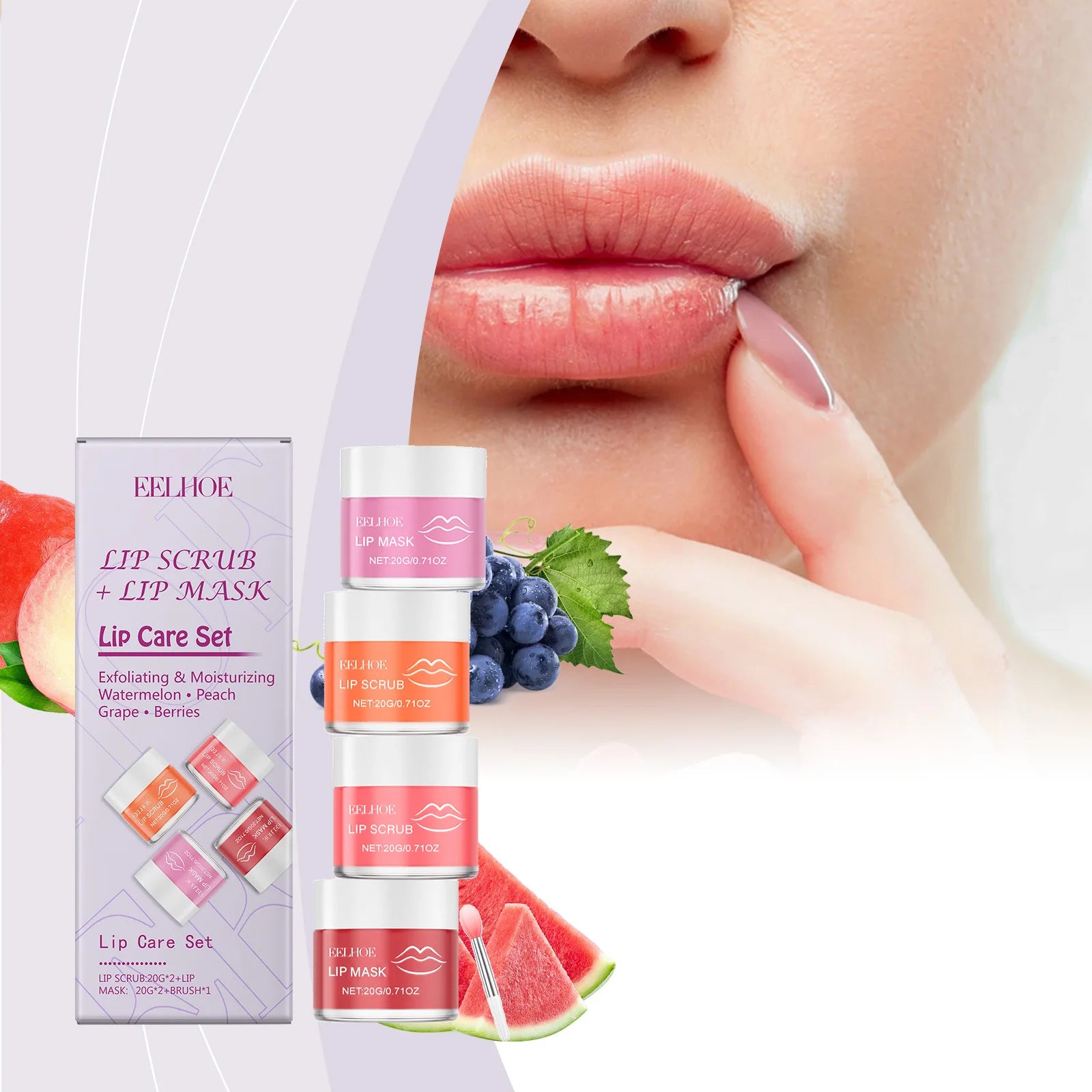 EELHOE Daily Nourishing Lip Care Set