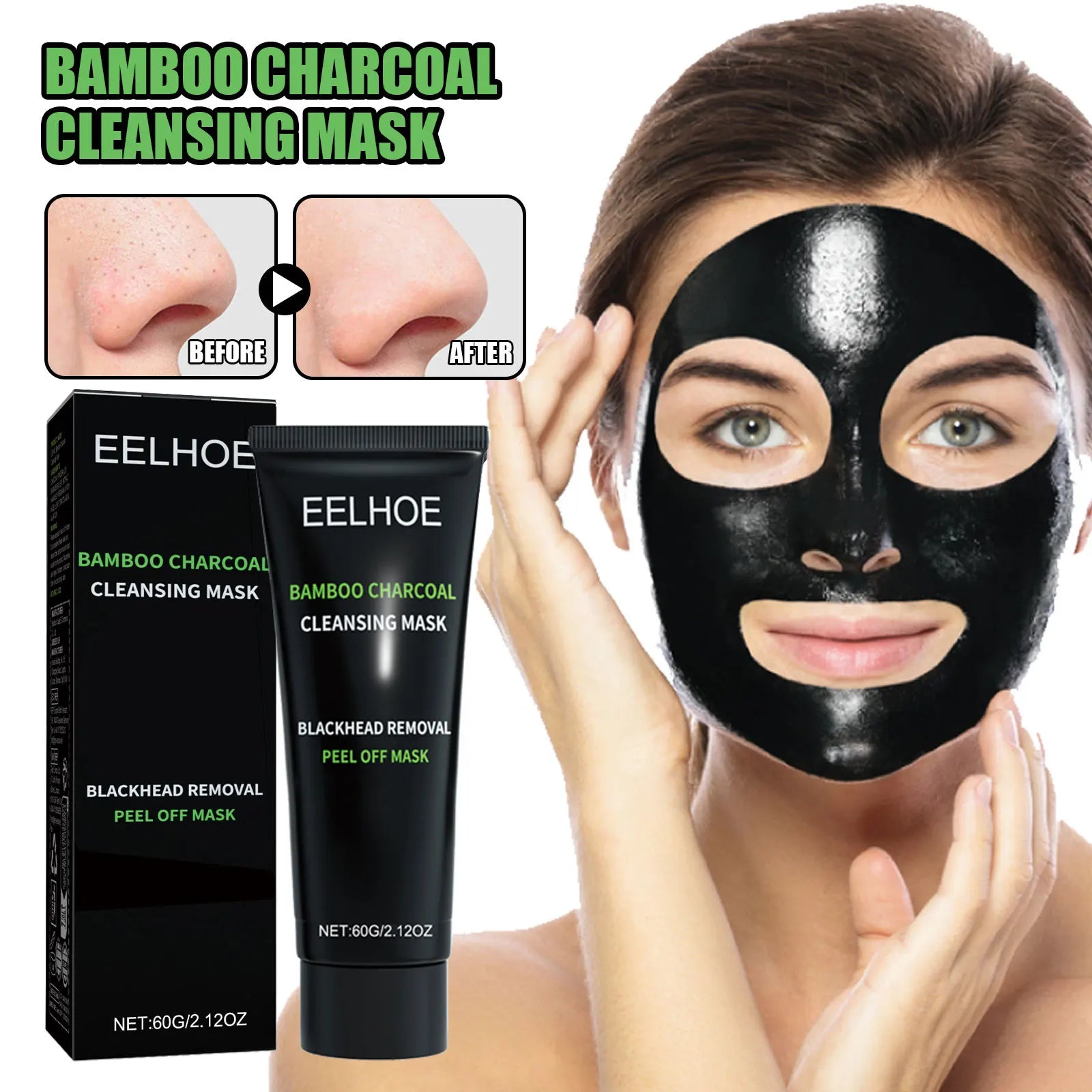 EELHOE Charcoal Blackhead Peel Mask