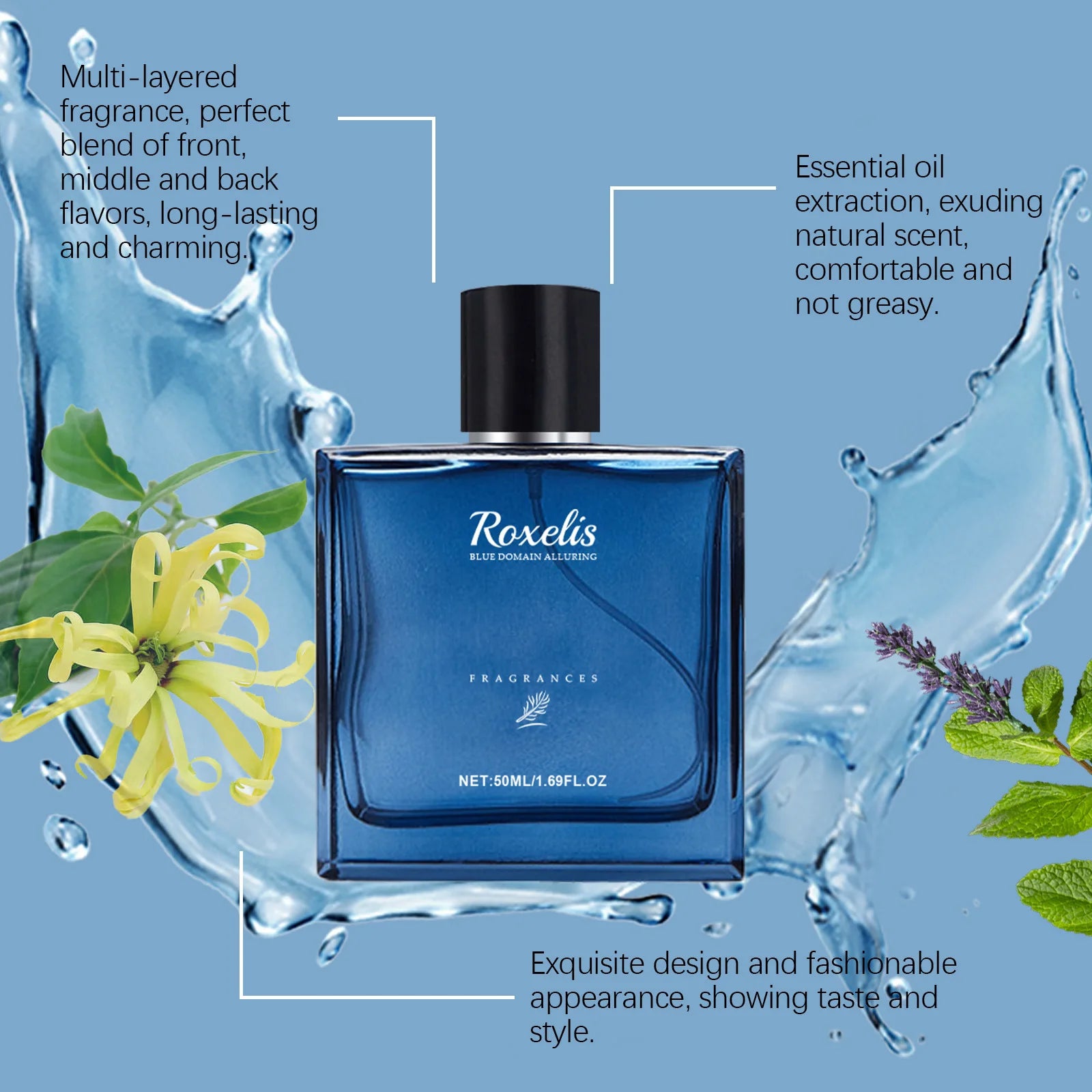 Roxelis Blue Domain Cologne 50ml