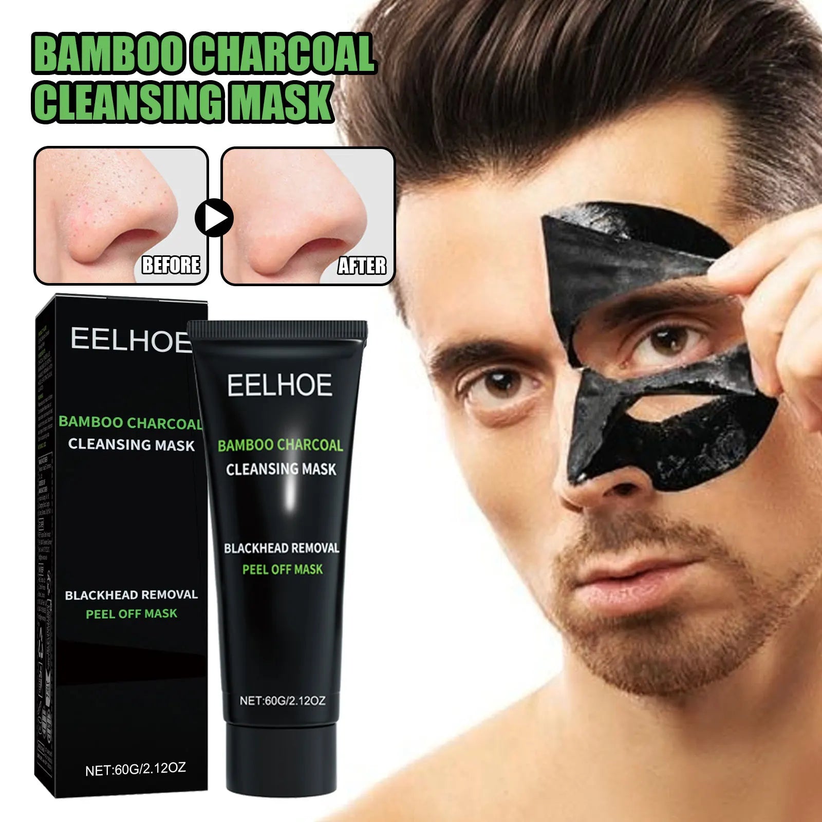 EELHOE Charcoal Blackhead Peel Mask
