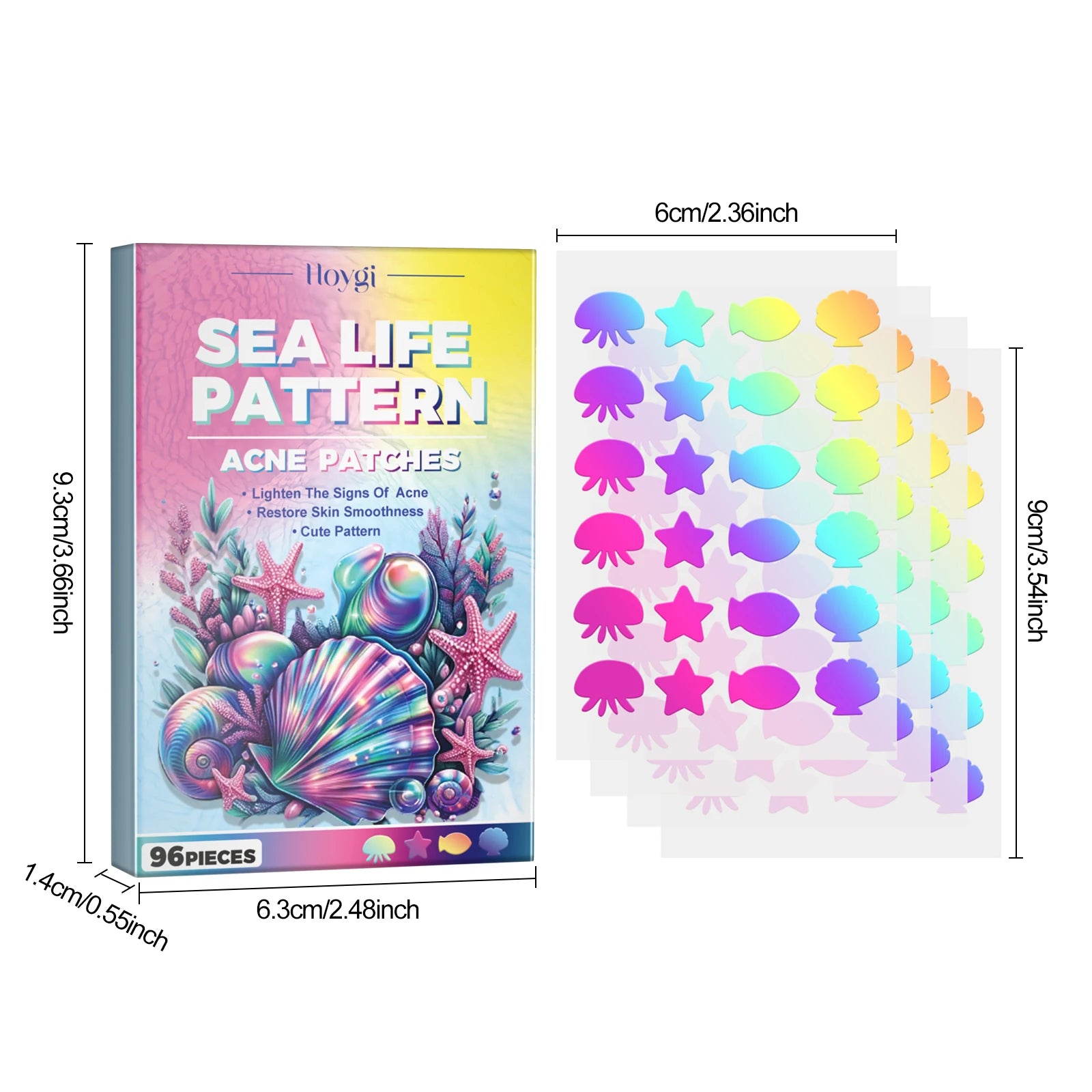 Hoygi Cute Color Acne Care Patches