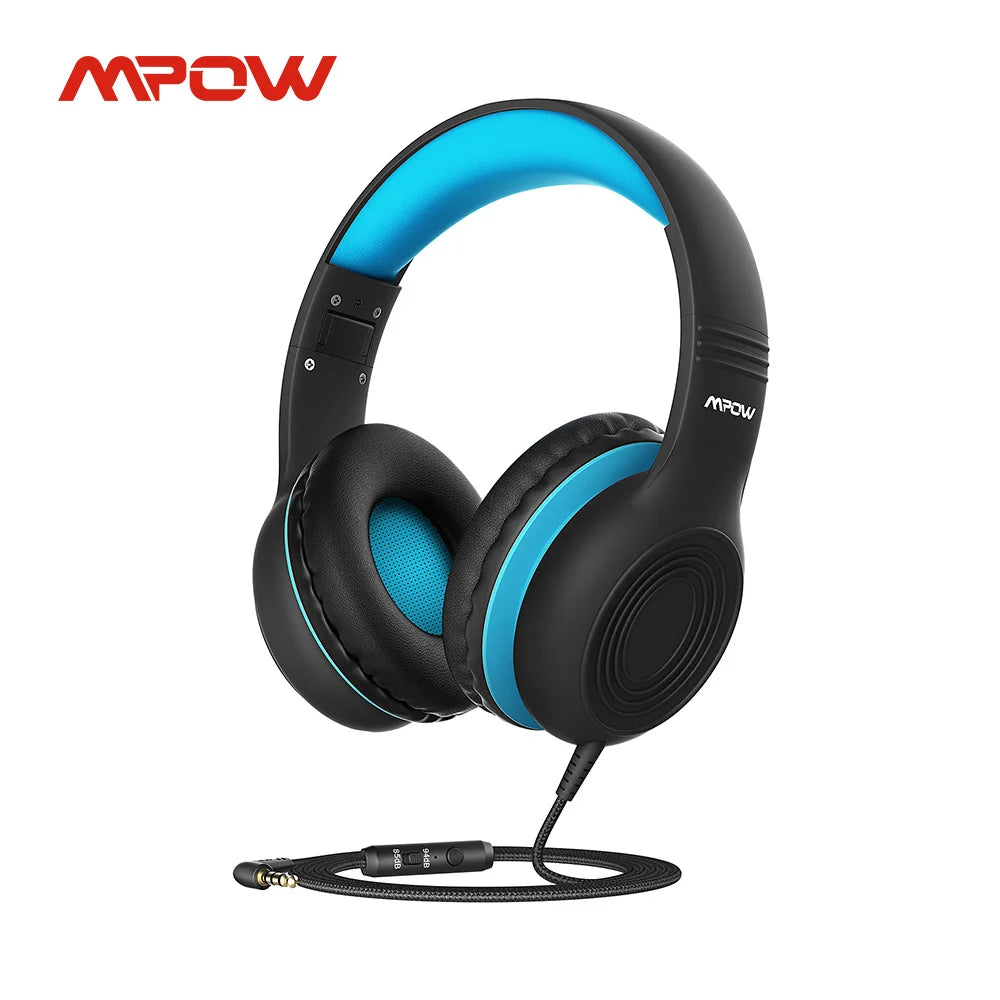 Mpow CH6S Kids Wired Headphones w/ Mic