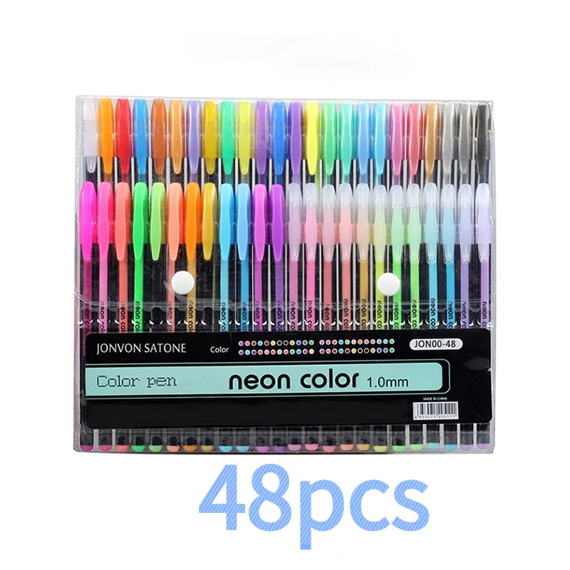 48 Color Brush Pen Set – Art & Drawing Kit