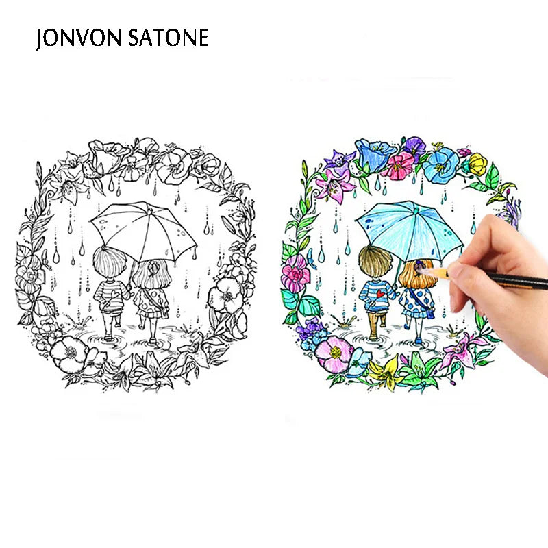 48 Color Brush Pen Set – Art & Drawing Kit