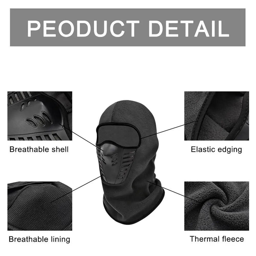Winter Fleece Motorrad Sturmhaube Maske