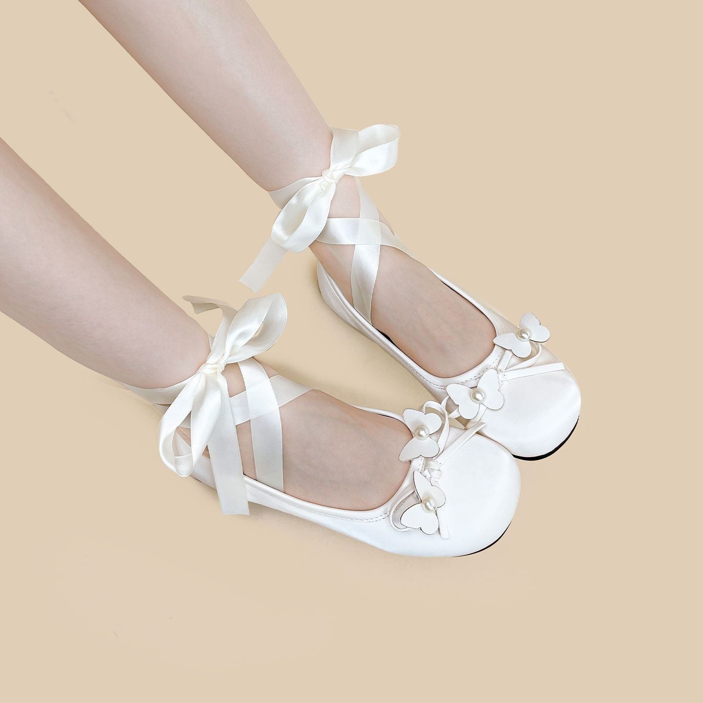 French Style Leather Ballet Flats Women