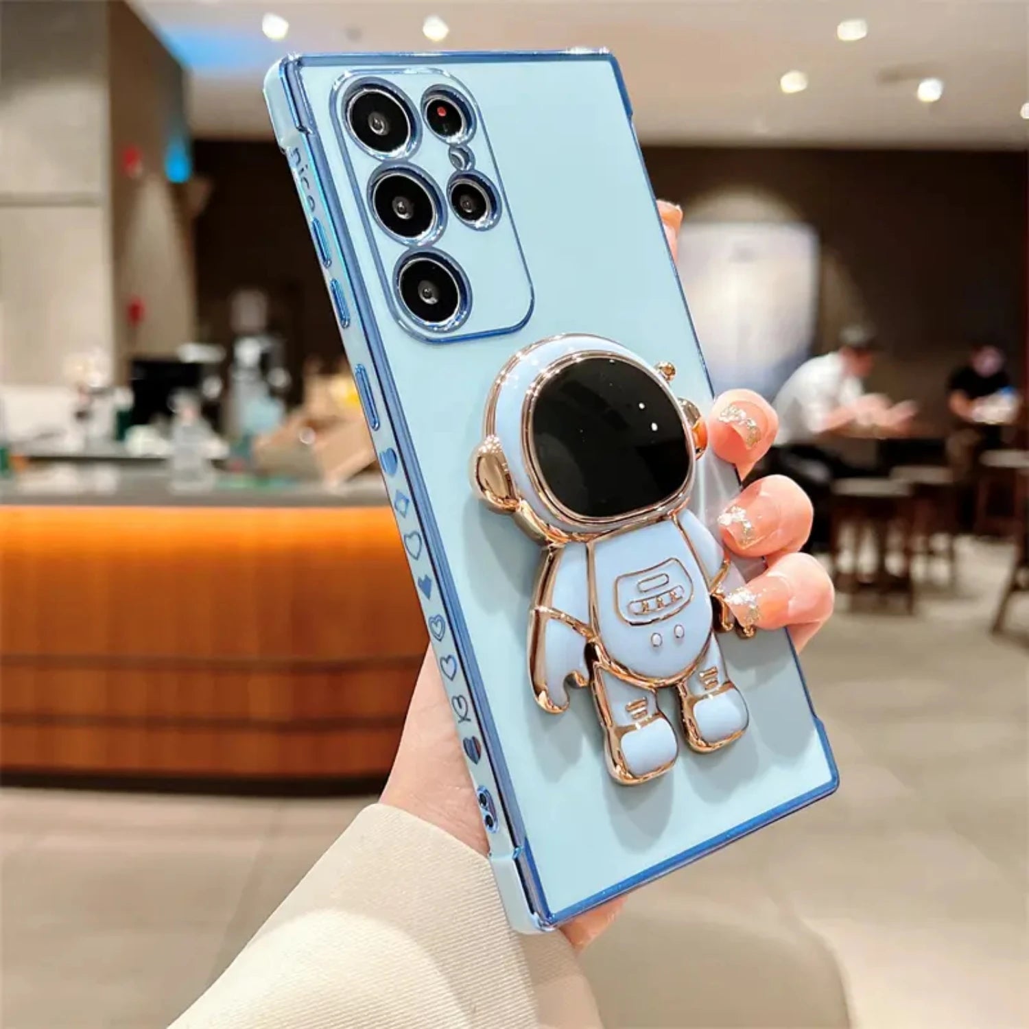 Astronaut Electroplating Galaxy Ultra Case