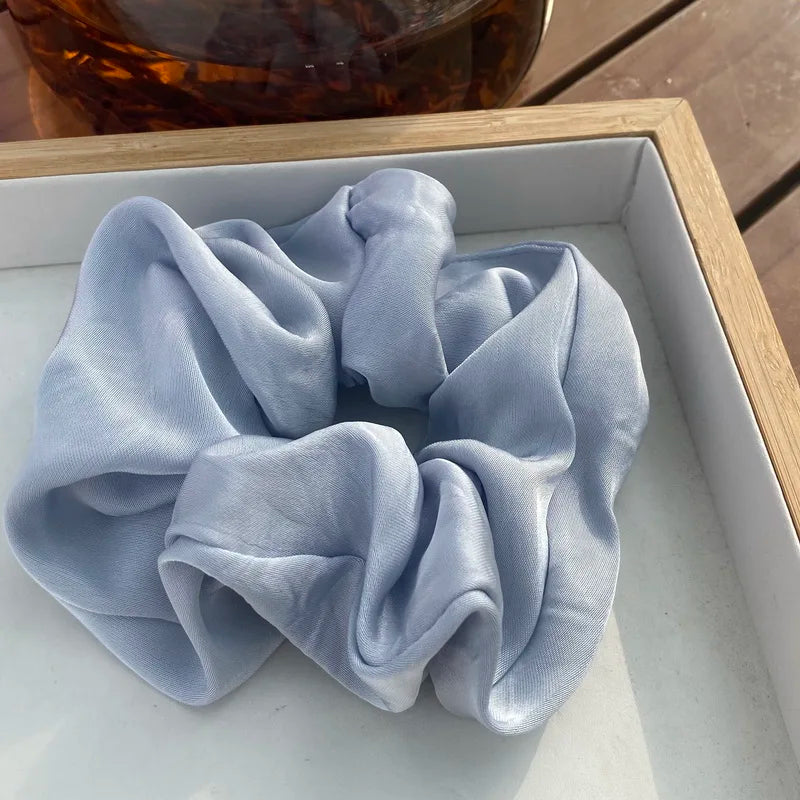 Elegant Satin Silk Hair Scrunchies