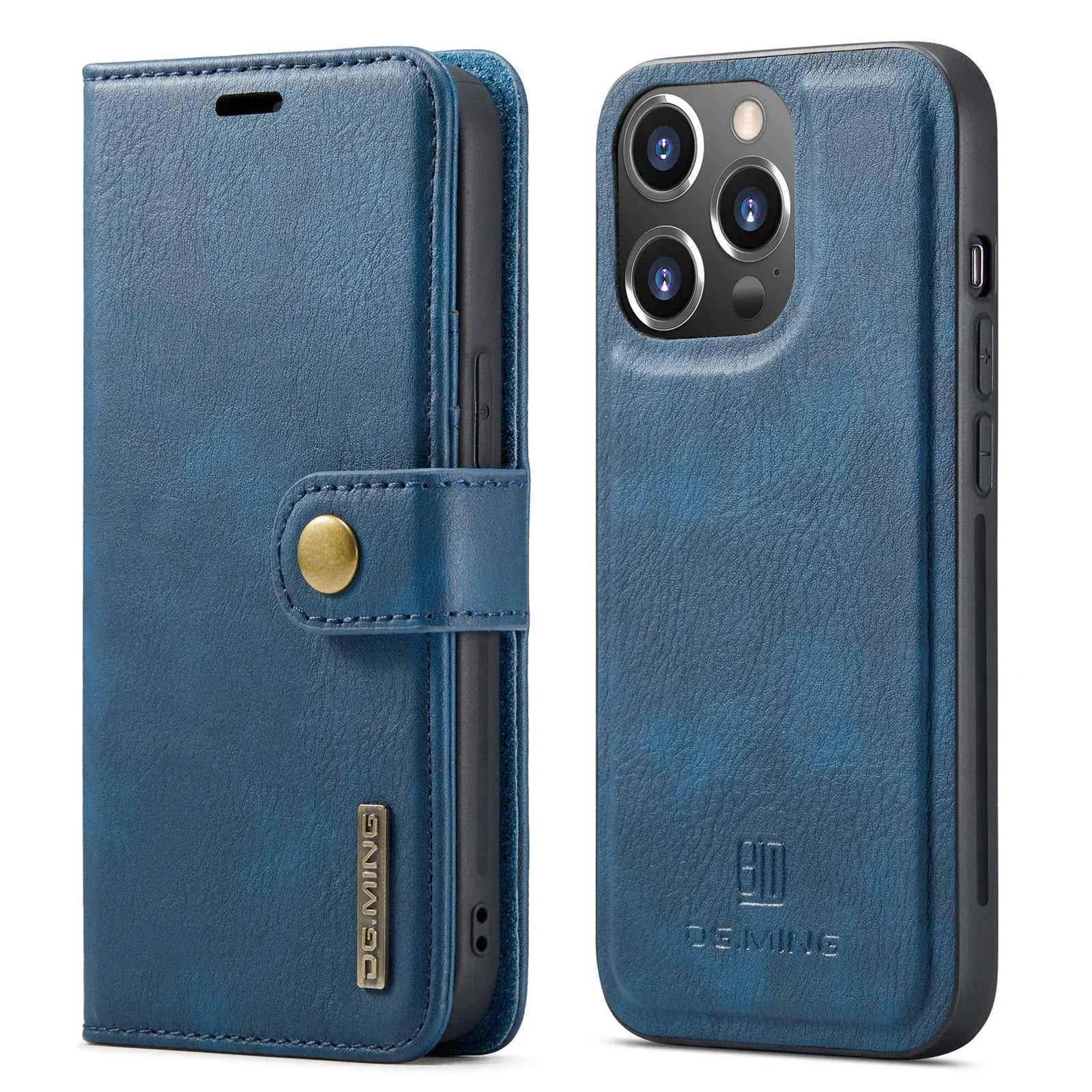 Magnetic Leather Wallet Case for iPhone