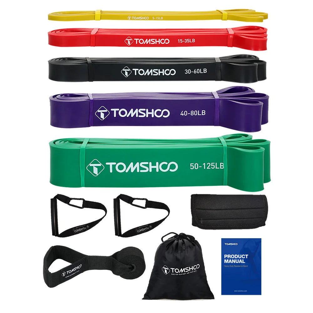 5-Pack Pull-Up Assist Band Set