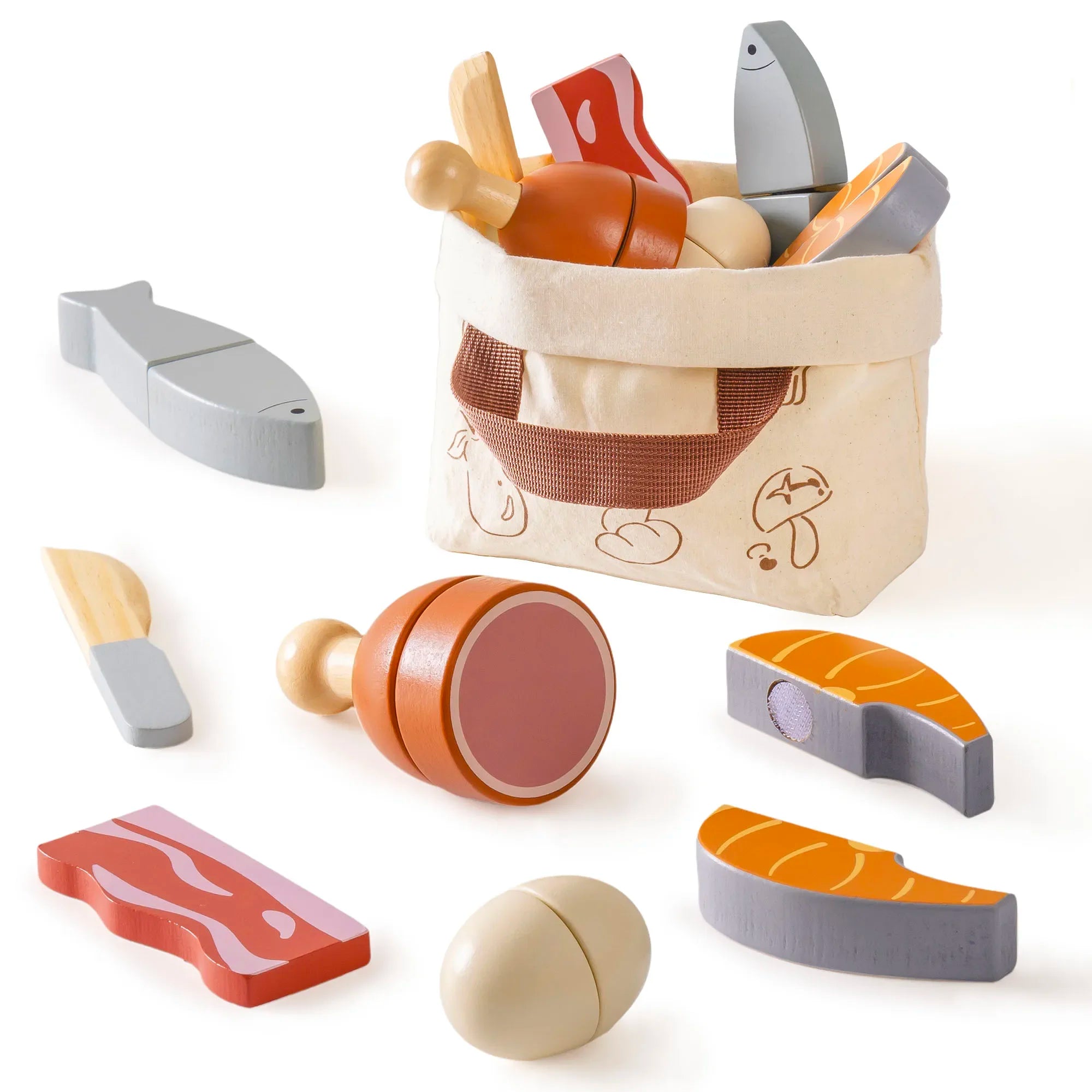 Robotime Robud Wooden Kitchen Toy Set