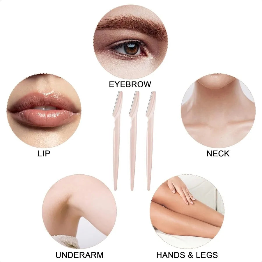 21PCS Eyebrow & Face Razor Set