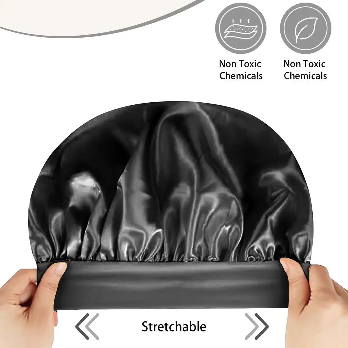 Weiche Seiden-Nachtmütze für die Haarpflege