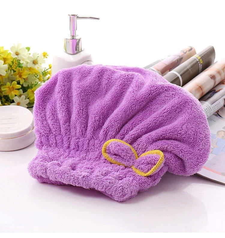 Microfiber Quick-Dry Hair Cap Wrap