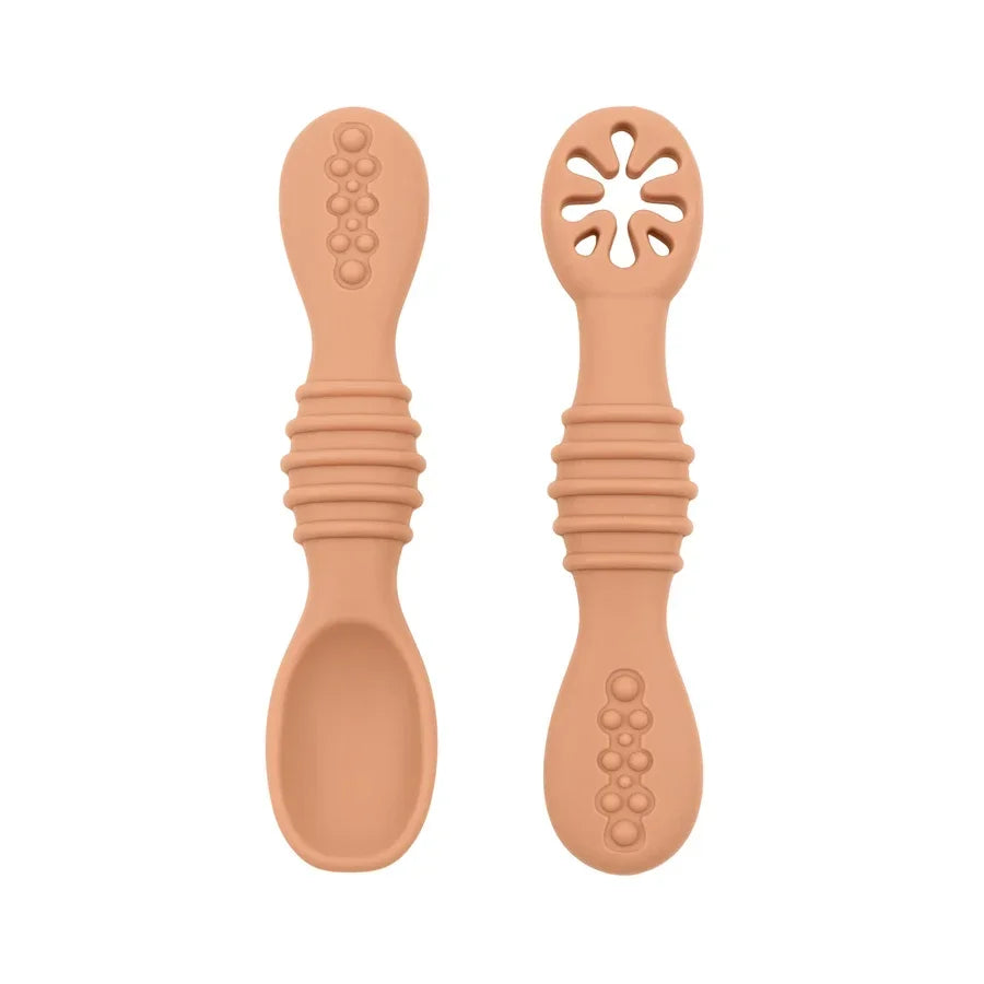 Baby Silicone Spoon Fork Training Set