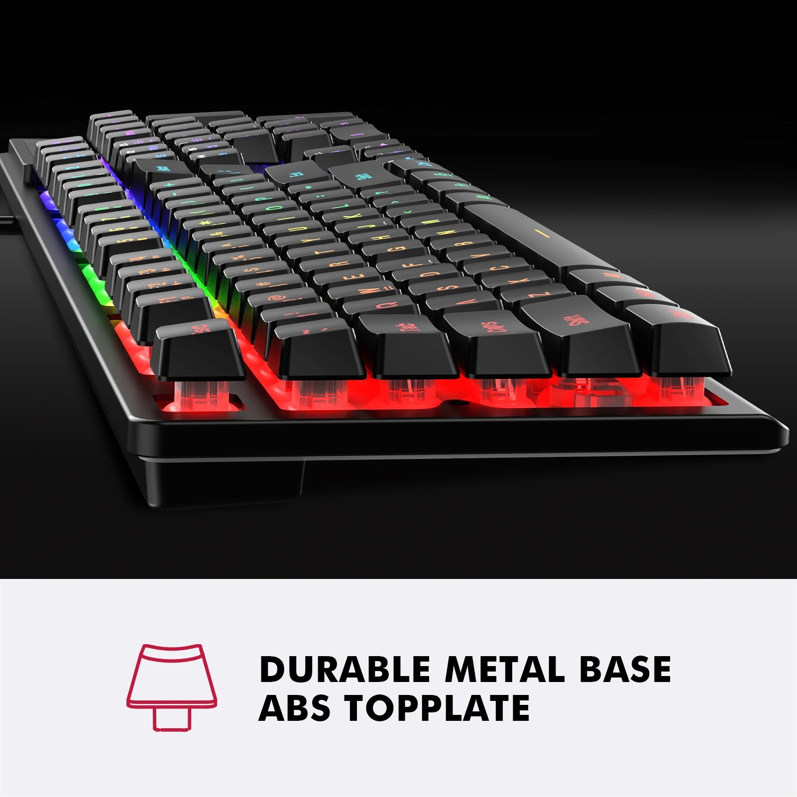 NPET K10V3 RGB Wired Gaming Keyboard