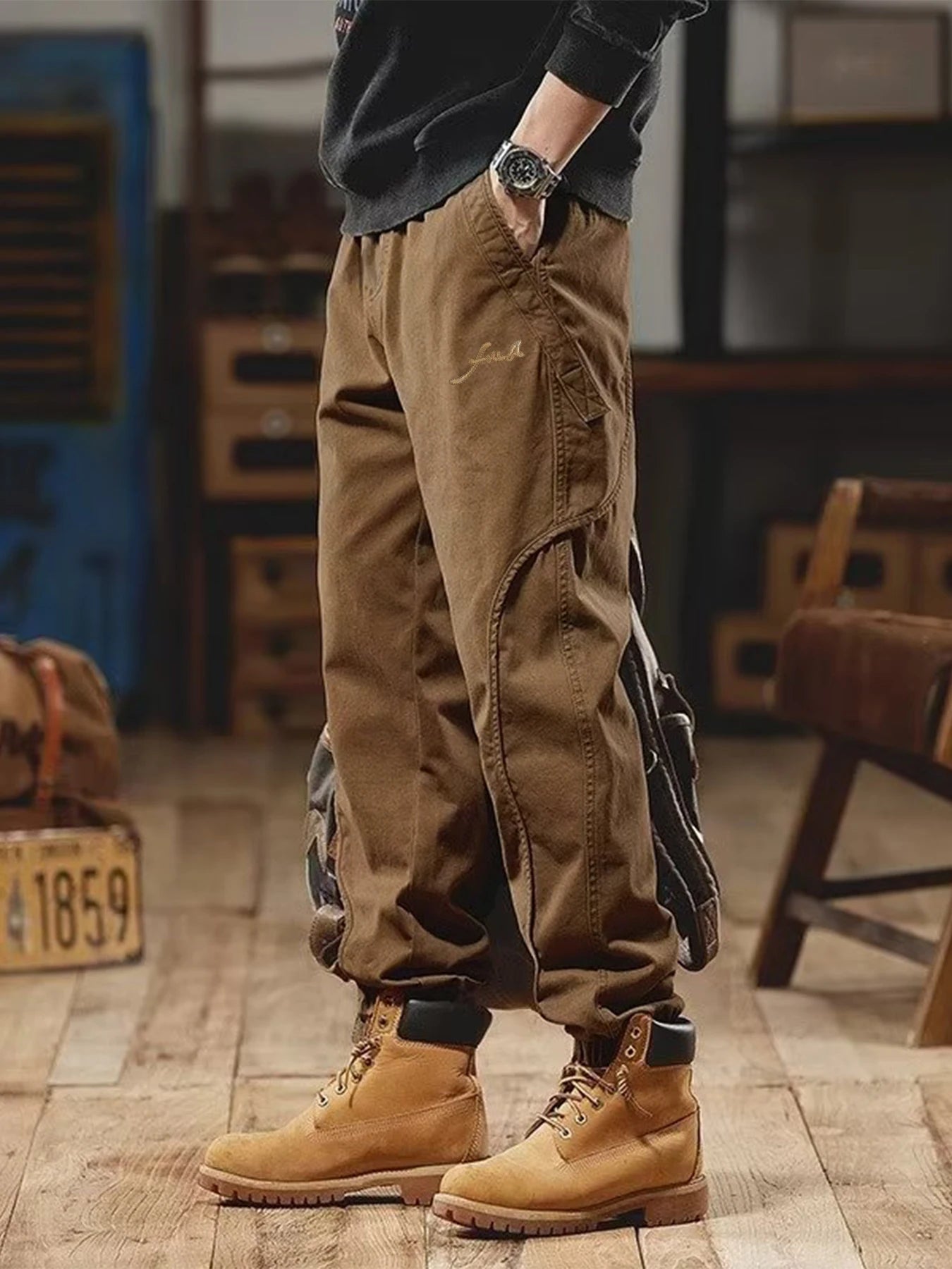 Taktische, schnelltrocknende Cargo-Jogginghose für Herren