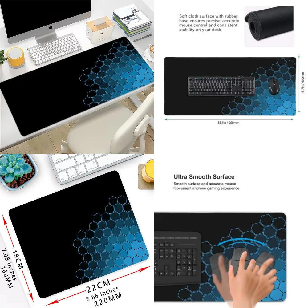 FTVAE Geometric Large Gaming Mousepad