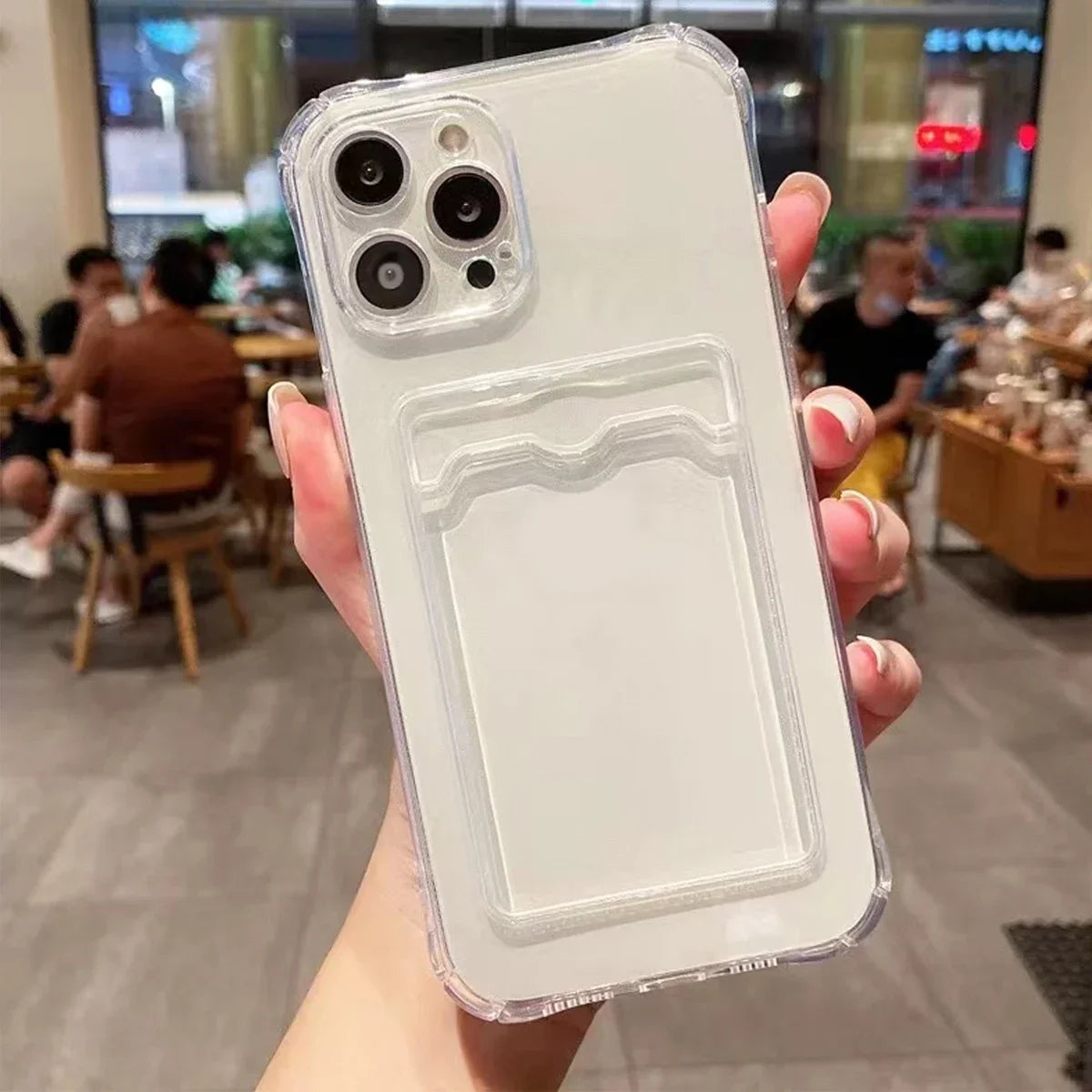 Shockproof Clear Silicone iPhone Case