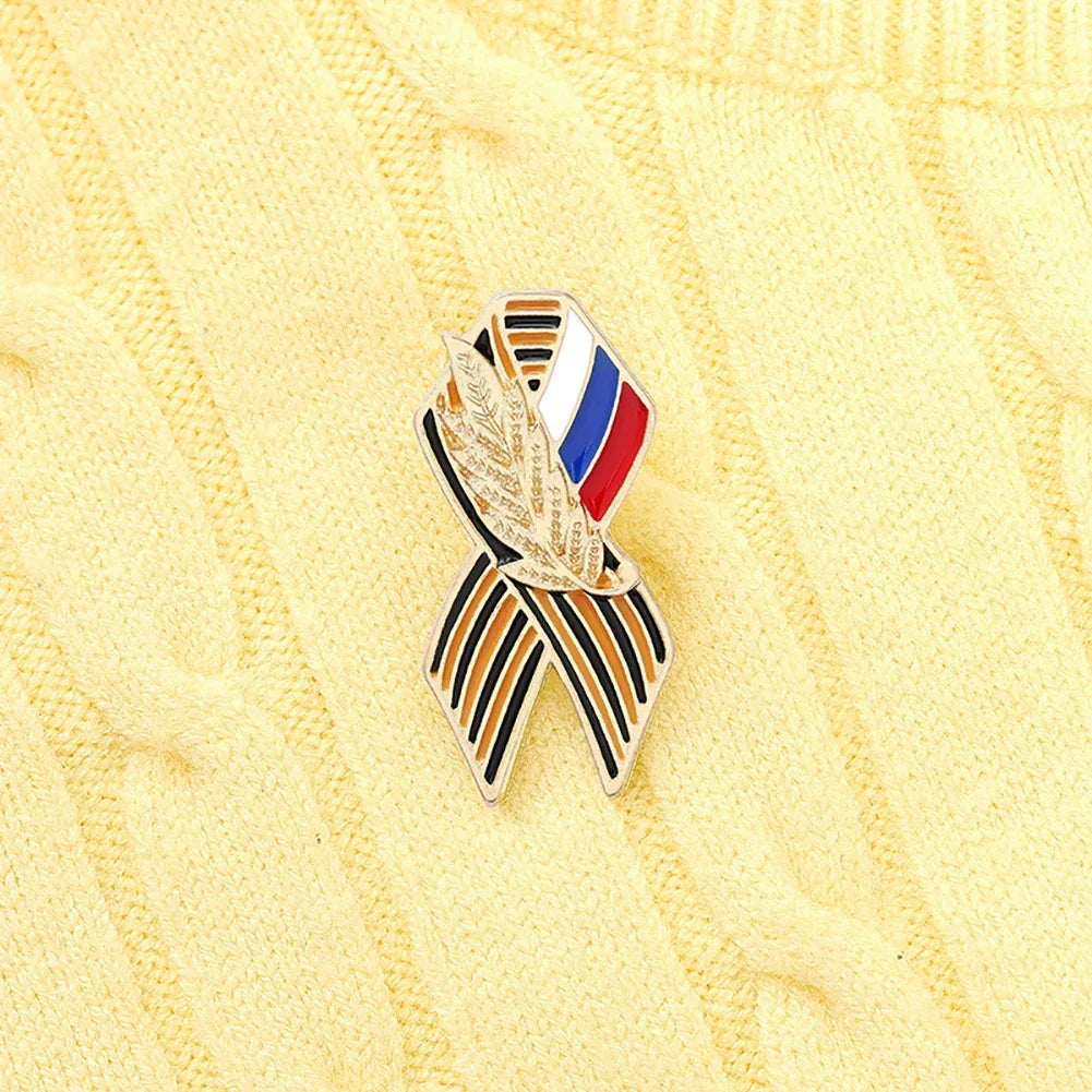 Russian Flag Saint Victory Day Lapel Pin