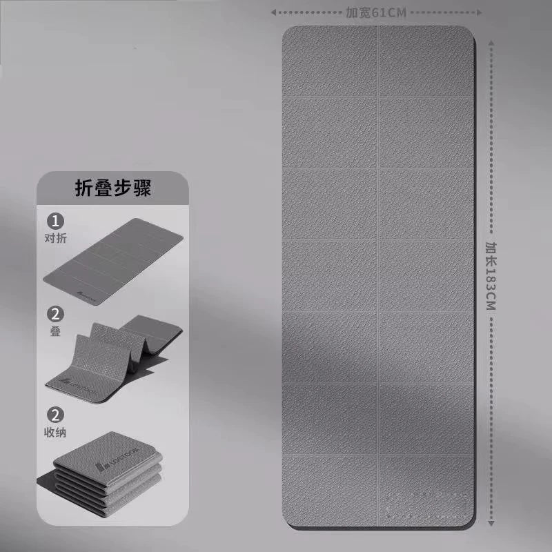 Foldable Thick Non-Slip Sponge Yoga Mat