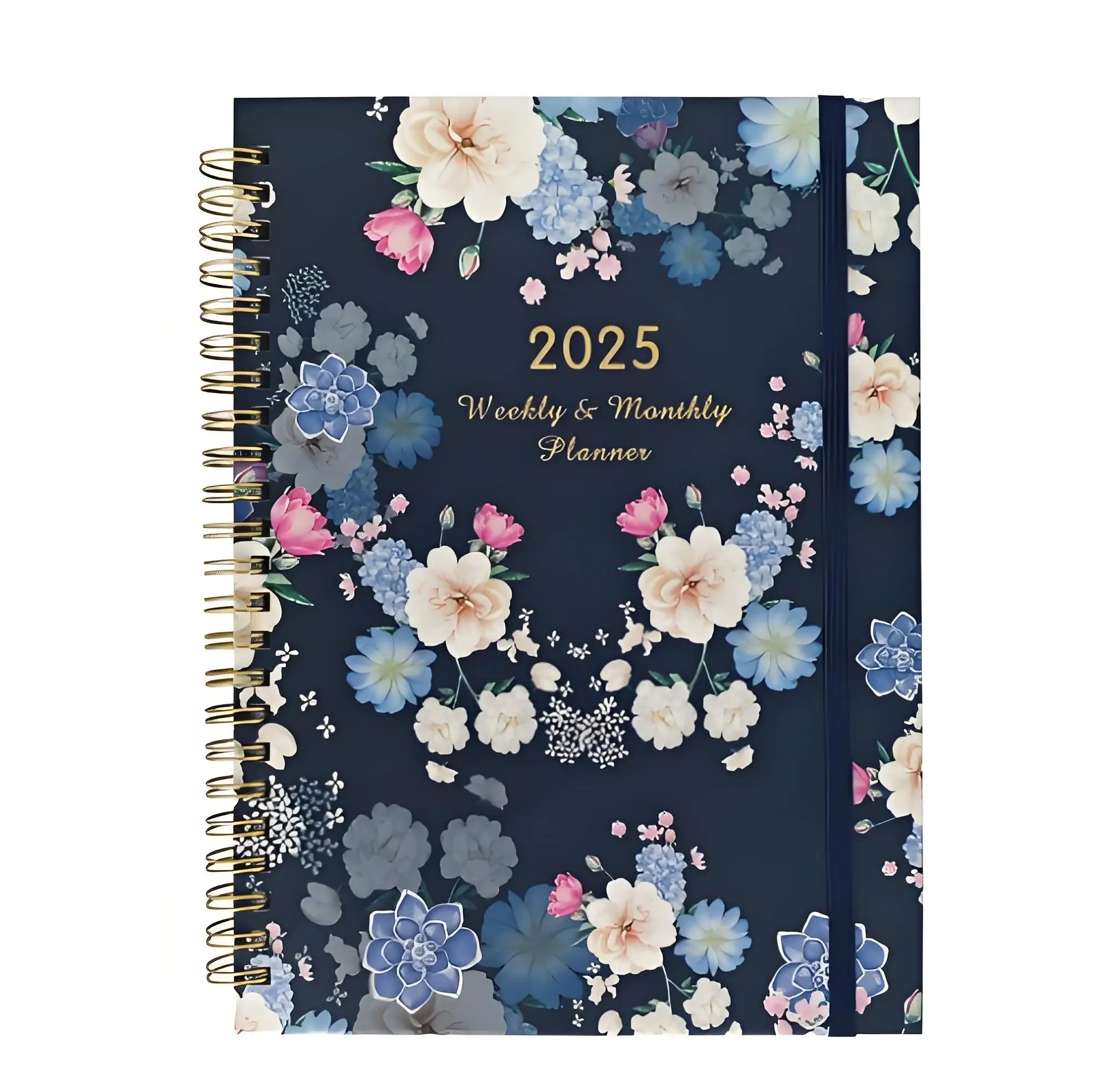 2025 A5 Weekly Coil Schedule Notebook