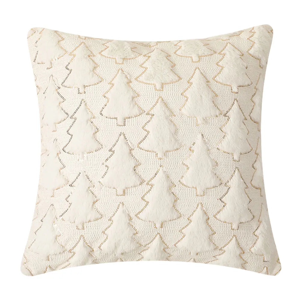 Christmas Tree Plush Pillow Covers 45x45