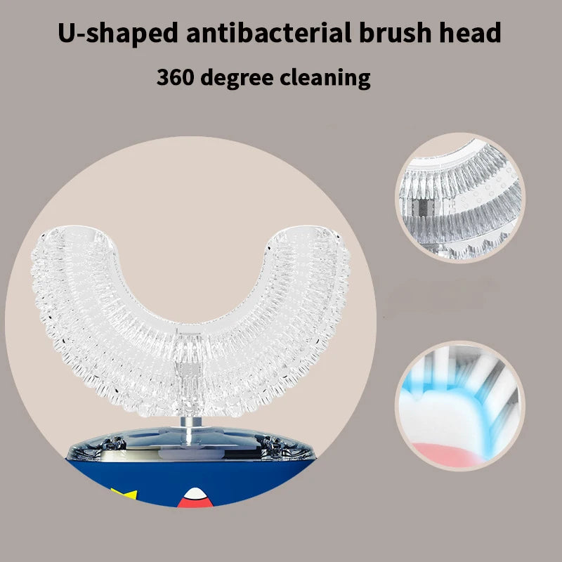 360° U-förmige elektrische Kinderzahnbürste