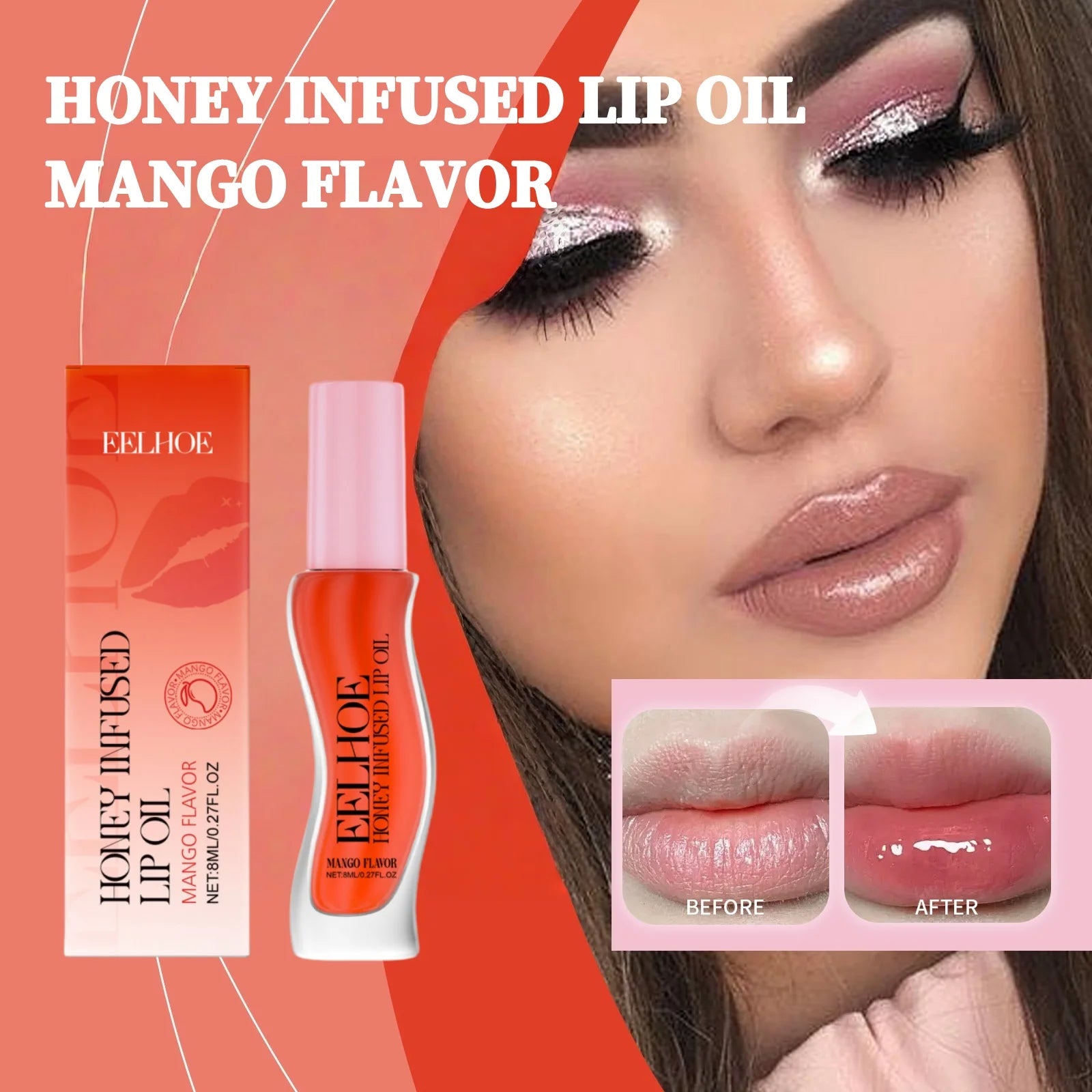 Mango Lip Oil Gloss Hydrating Care