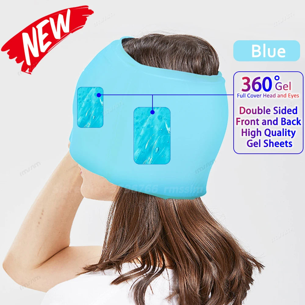 Migraine Relief Gel Therapy Hat Cap