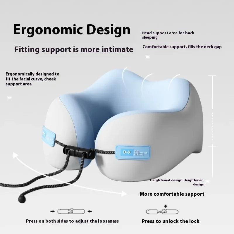 U-Shaped Memory Foam Massage Pillow