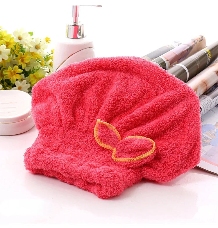 Microfiber Quick-Dry Hair Cap Wrap