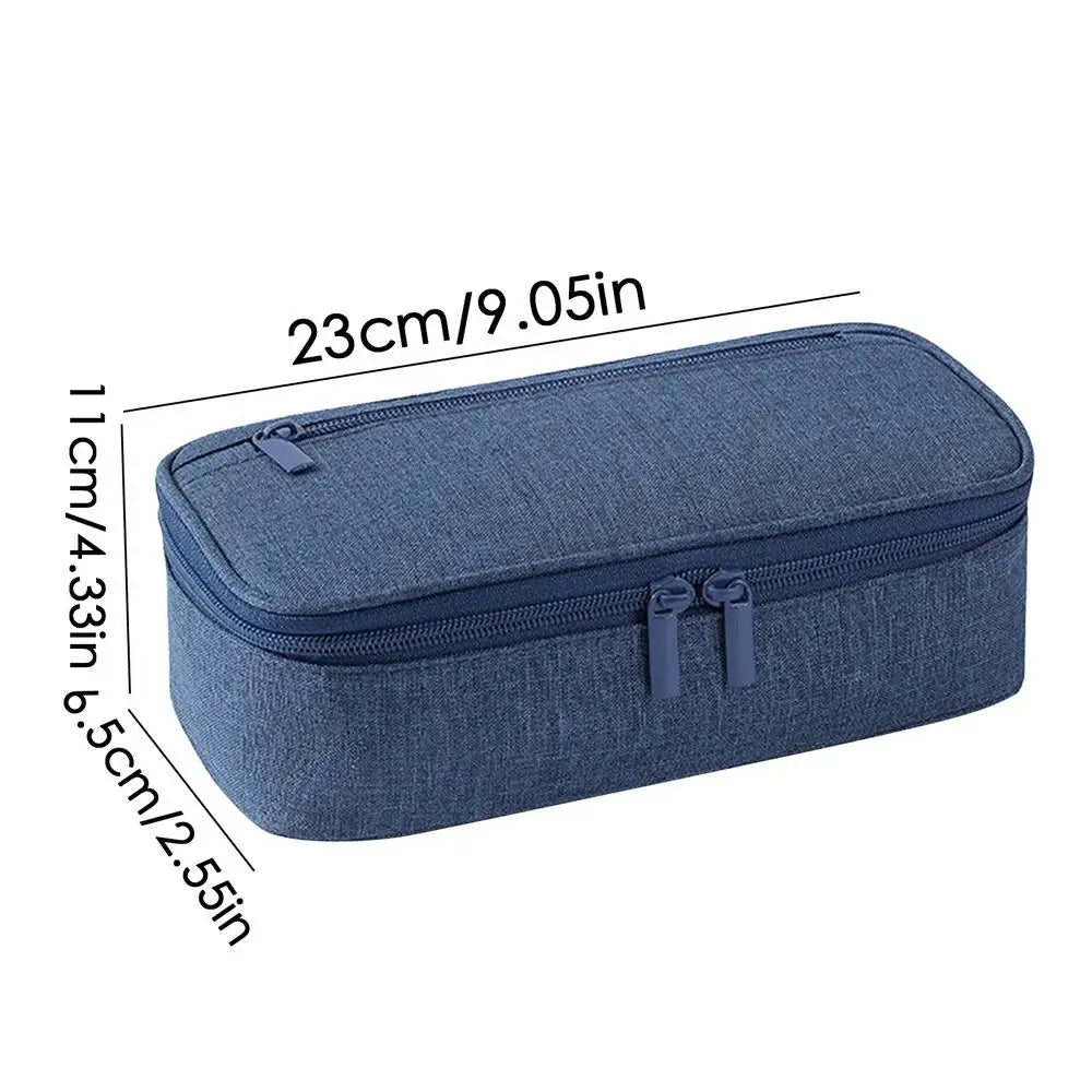 Zipper Pen Pouch Stationery Organizer