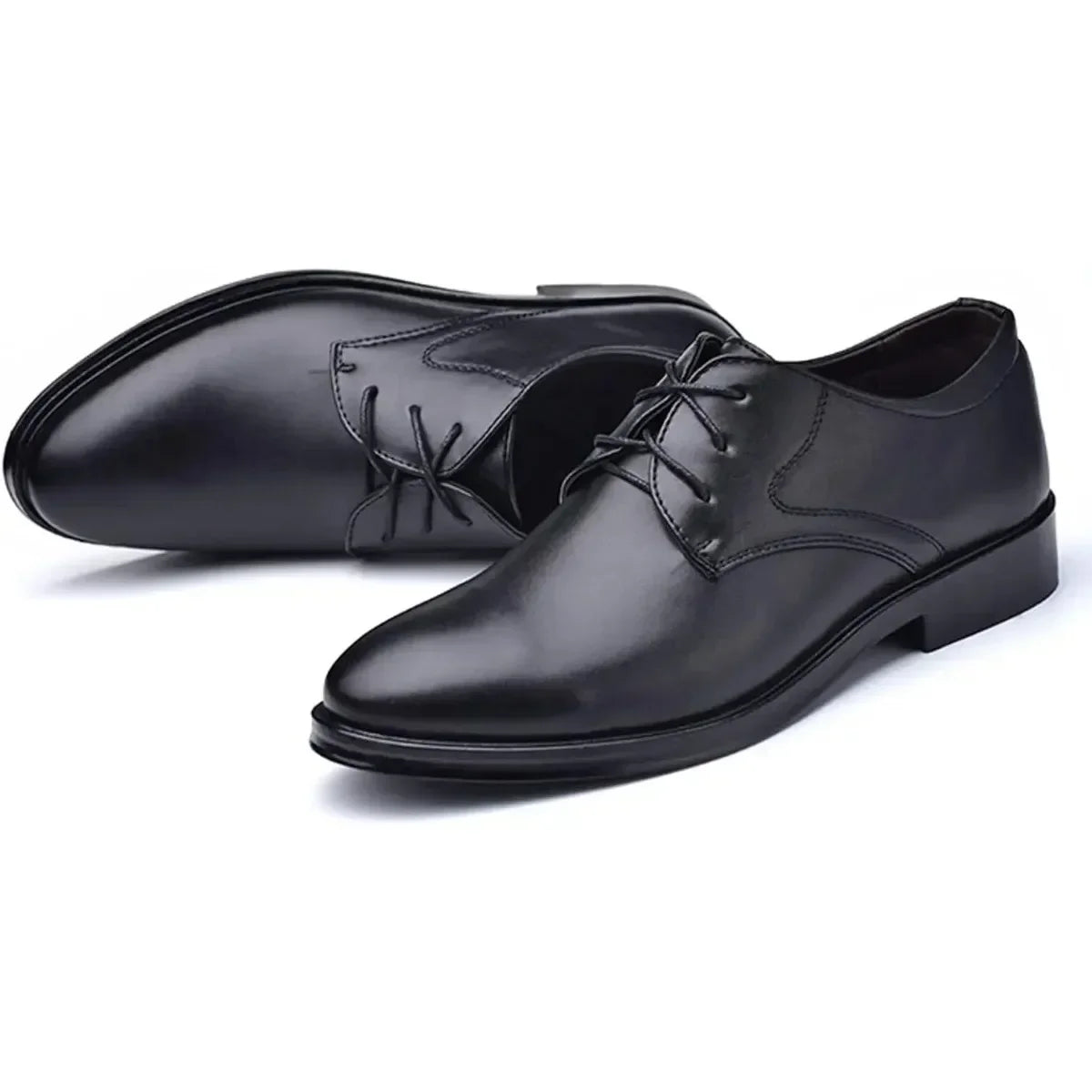Men's Classic Matte Leather Oxford Shoes