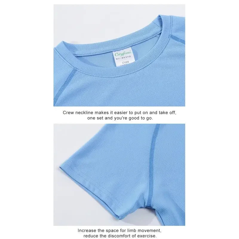 Schnelltrocknendes Sport-T-Shirt für Jungen im Sommer