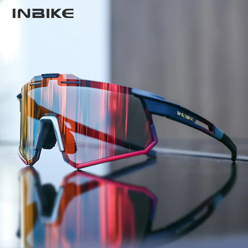 INBIKE Photochromic Cycling Sunglasses Men