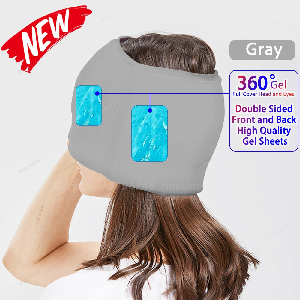 Migraine Relief Gel Therapy Hat Cap