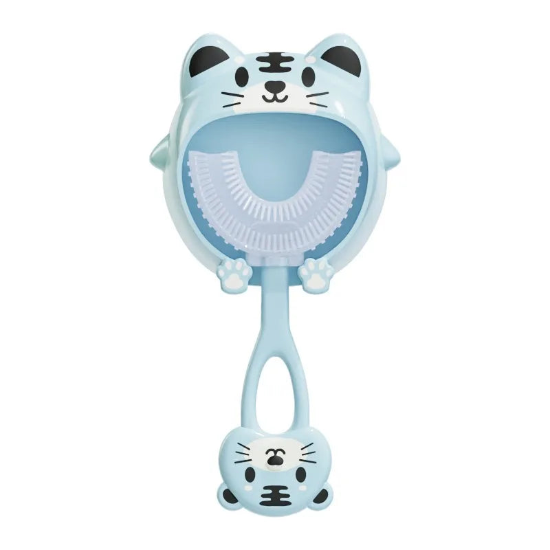 Cartoon Frog U-Shape Kids Toothbrush