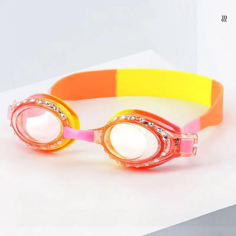 Kinder-Schwimmbrille mit Antibeschlag-UV-Passform