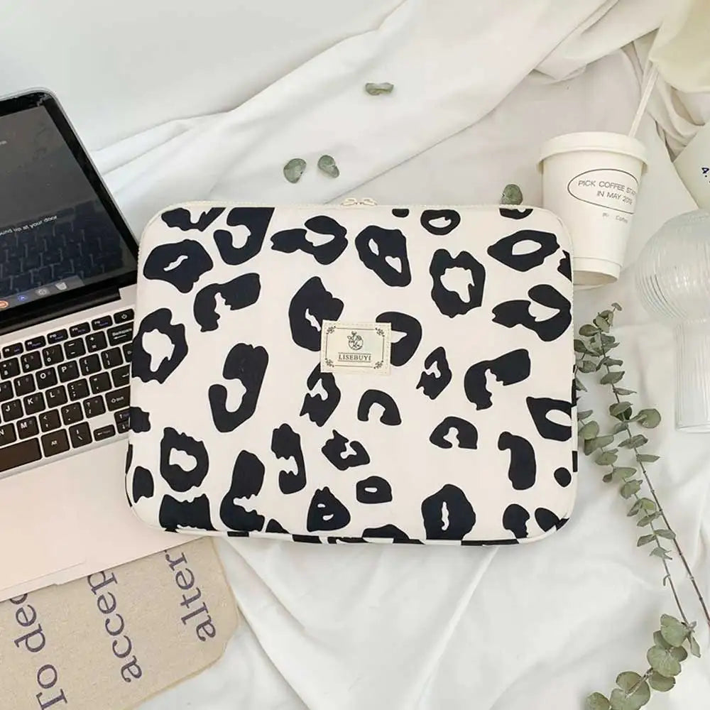 Leopard Print Retro Laptop Bag 15"