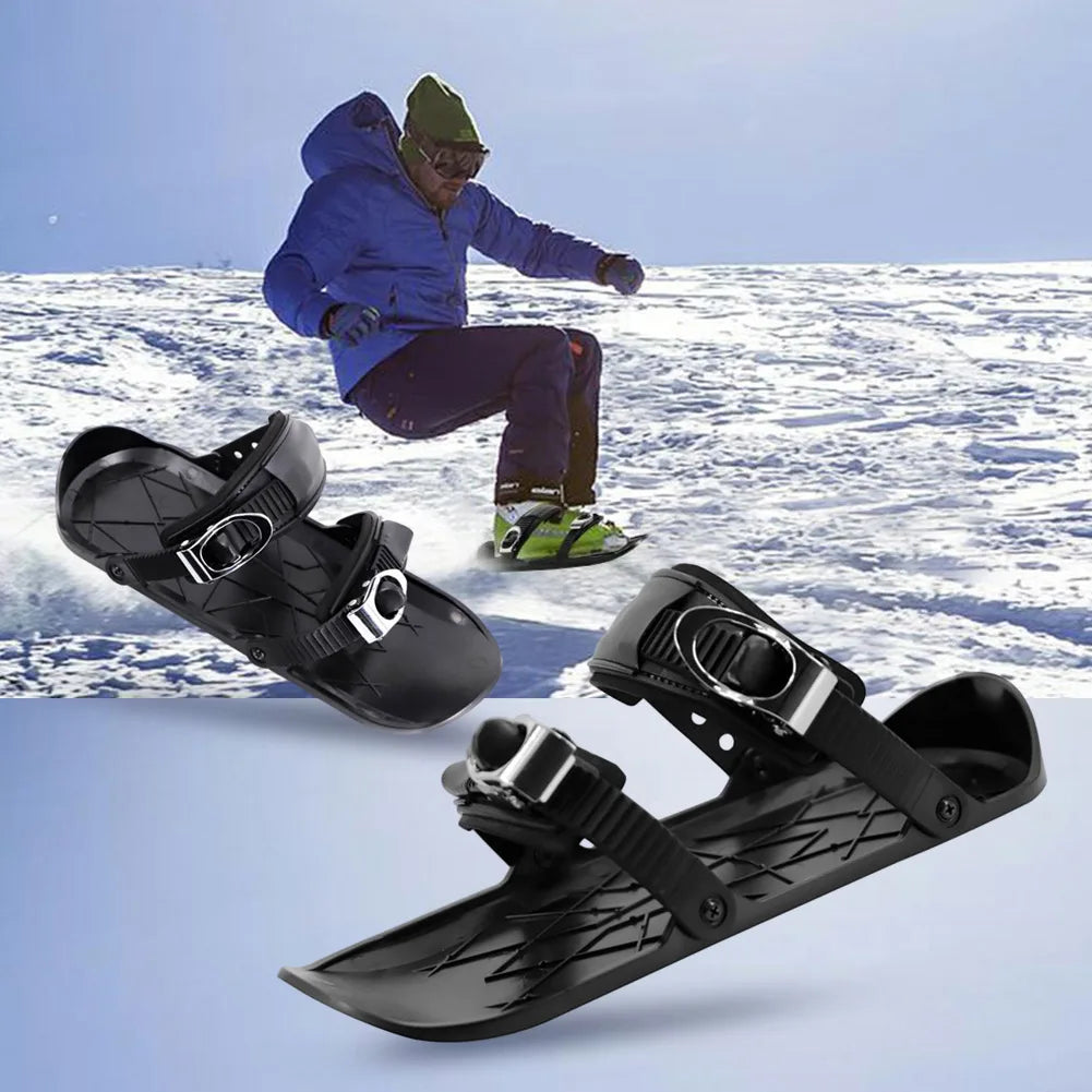Verstellbare kurze Mini-Skischuhe für den Winter