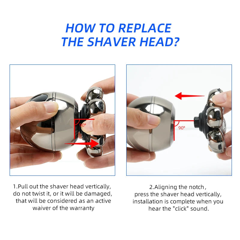 Men’s Wet Dry Electric Shaver & Trimmer