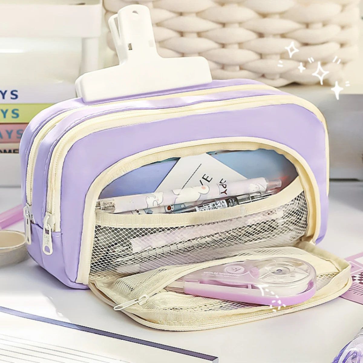 Large Capacity Pencil Case Pouch Bag