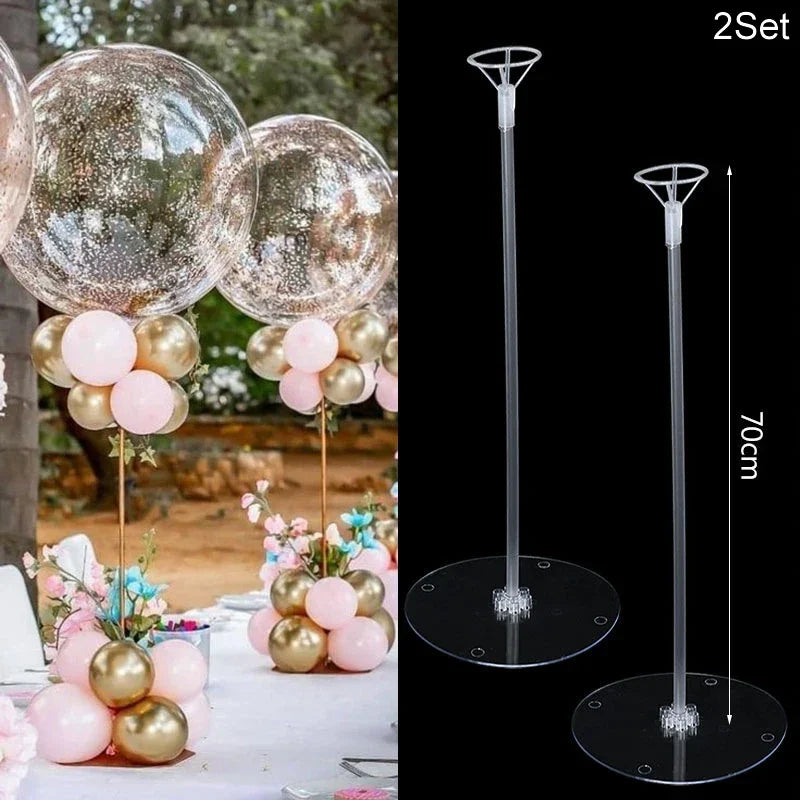 7-Tube Balloon Stand Holder Column