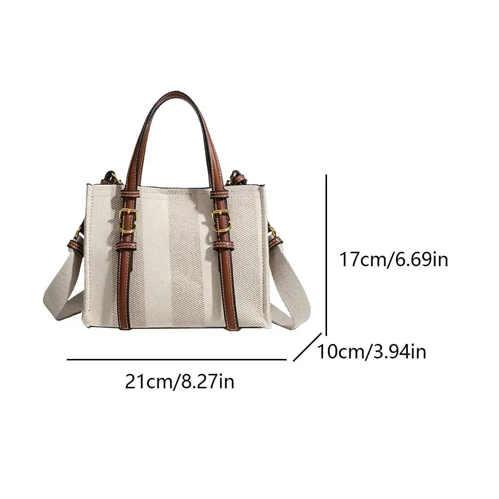 Retro PU Leather Tote Shoulder Bag